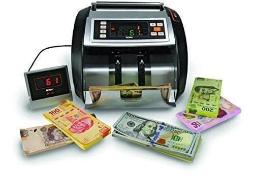G-Star Technology - Contador de dinero con detector de billetes falsos  (UV/MG)