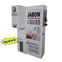 Despachadora DUAL de GEL ANTIBACTERIAL / JABON LIQUIDO MIXTA (VENDEDORA Y GRATIS)
